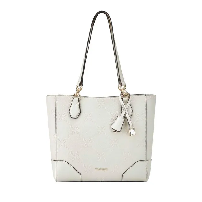 Brooklyn Small Jet Set Tote Milk WomenMen Nine West Totes and Backpacks