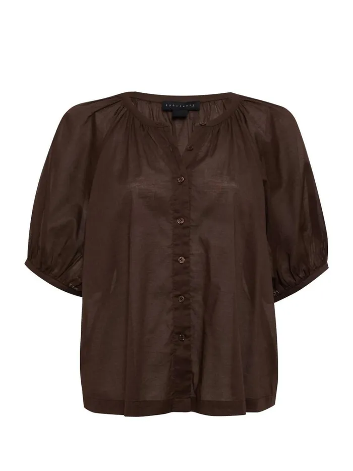 Bubble Sleeve Boho Blouse Mud Bath Women Sanctuary Clothing Tees and Tops Bubble Sleeve Boho Blouse Mud Bath Women Sanctuary Clothing Tees and Tops