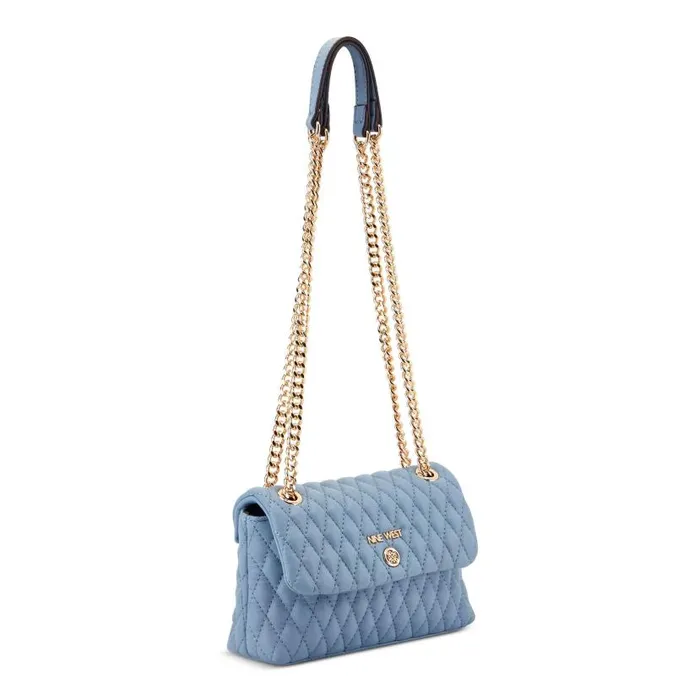 Caelia Mini Convertible Crossbody Flap Pale Denim WomenMen Nine West Crossbody Caelia Mini Convertible Crossbody Flap Pale Denim WomenMen Nine West Crossbody