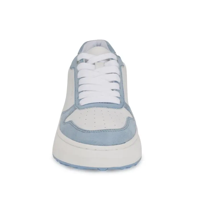 Calpha Laceup Sneakers Whitelight Blue Women Nine West Sneakers