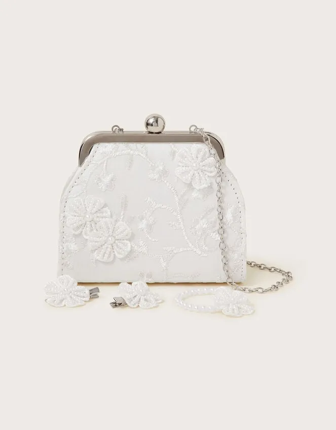 Camelia Lace Accessory Set Children Monsoon Girls039 Bags and Purses