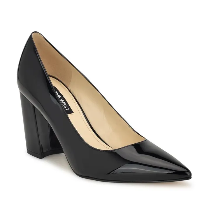 Cara Dress Pumps Black Patent Women Nine West Heels