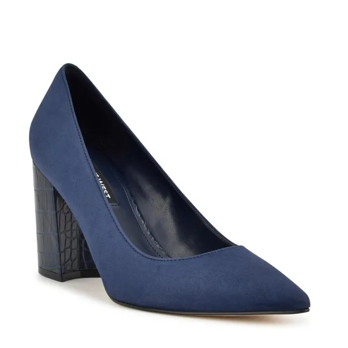Cara Dress Pumps Dark Blue Women Nine West Heels