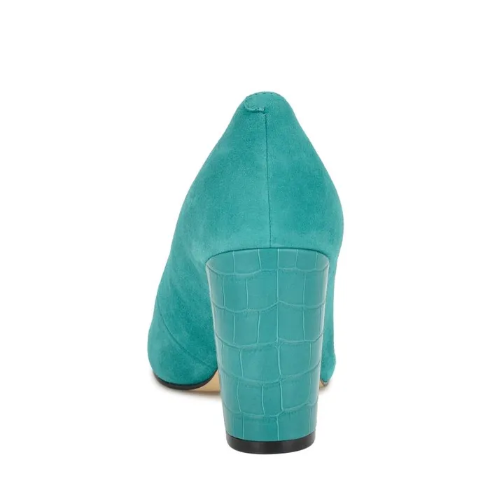 Cara Dress Pumps Medium Blue Women Nine West Heels