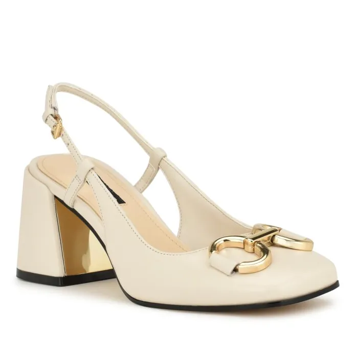 Cast Dress Flats Ivory Women Nine West Heels