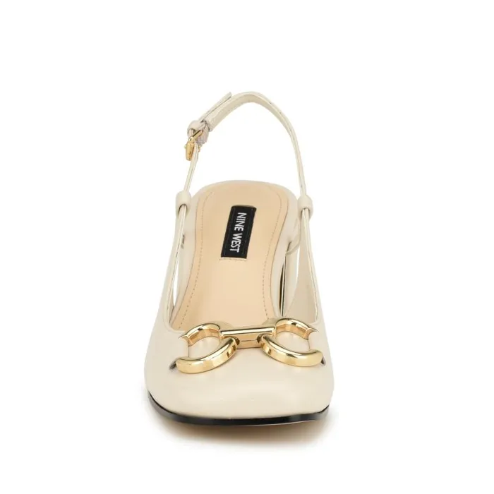 Cast Dress Flats Ivory Women Nine West Heels