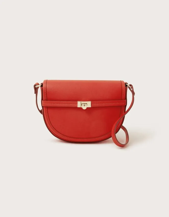 Clasp CrossBody Bag Red Women Monsoon Bags and Purses