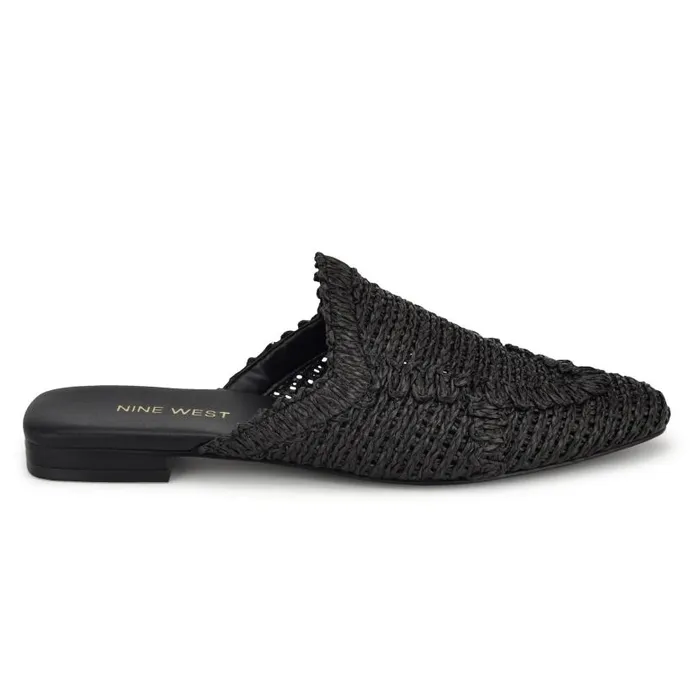 Cleigha Pointy Toe Mules Black Women Nine West Mules