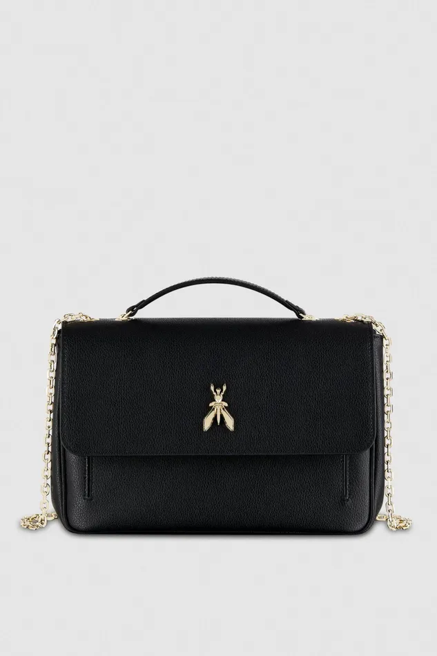 Crossbodys Women Patrizia Pepe Fly Bag Crossbody Bag Black And Gold