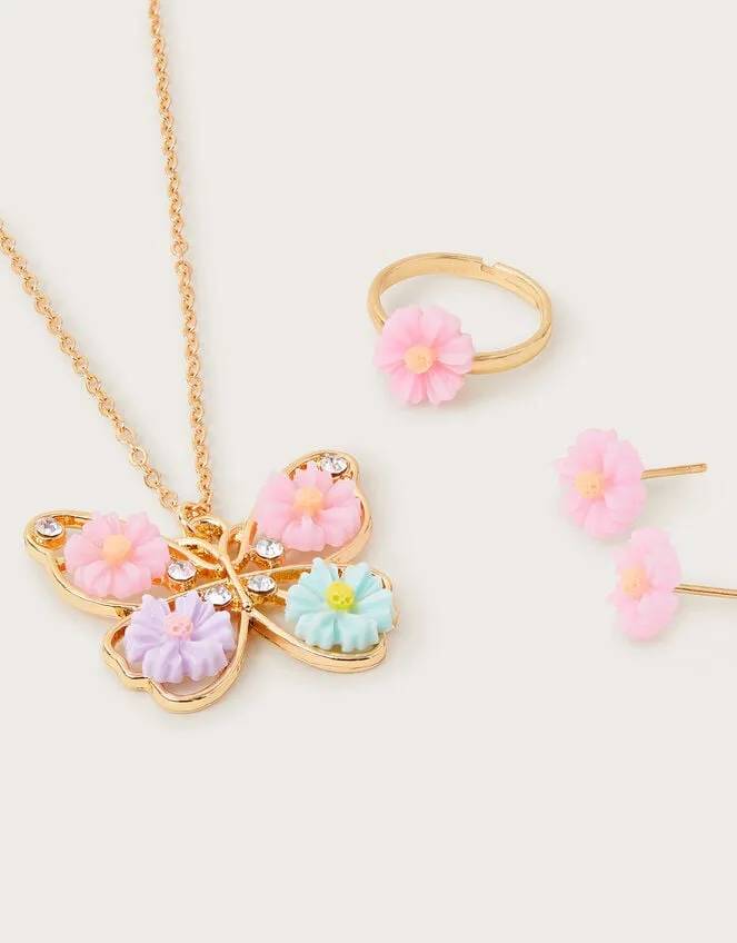 Daisy Butterfly Jewellery Set Children Monsoon Girls039 Jewellery