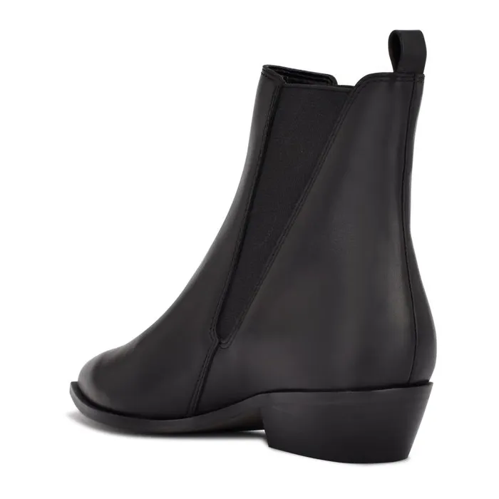 Danzy Chelsea Pointy Toe Booties Black Women Nine West Boots and Booties
