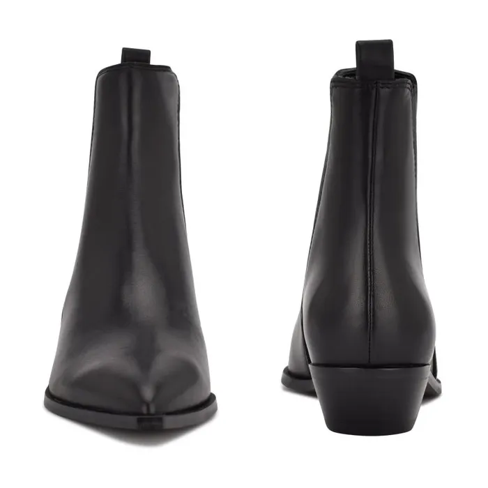 Danzy Chelsea Pointy Toe Booties Black Women Nine West Boots and Booties