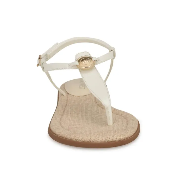 Dayna Casual Flat Sandals White Women Nine West Sandals