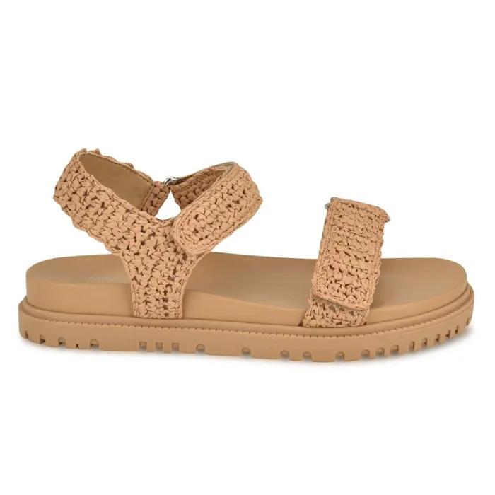 Dinrah Footbed Sandals Light Pink Women Nine West Sandals