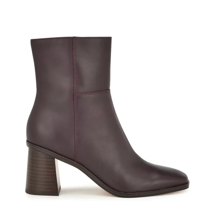 Dither Dress Booties Dark Red Women Nine West Boots and Booties