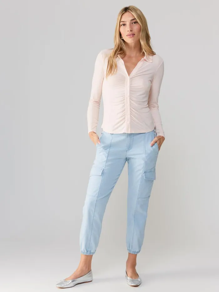 Dreamgirl Knit Button Up Top Rose Essence Women Sanctuary Clothing Tees and Tops Dreamgirl Knit Button Up Top Rose Essence Women Sanctuary Clothing Tees and Tops