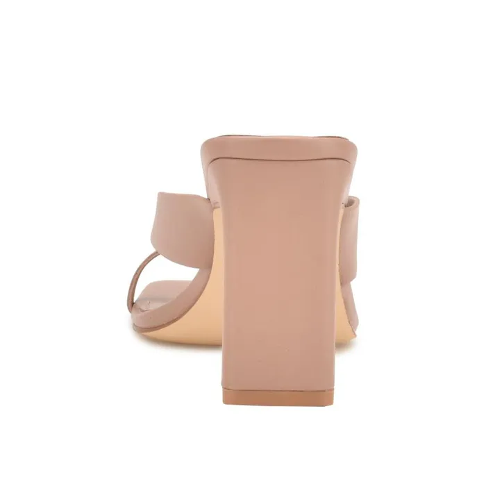 Durlife Heeled Thong Sandals Dark Blush Women Nine West Sandals