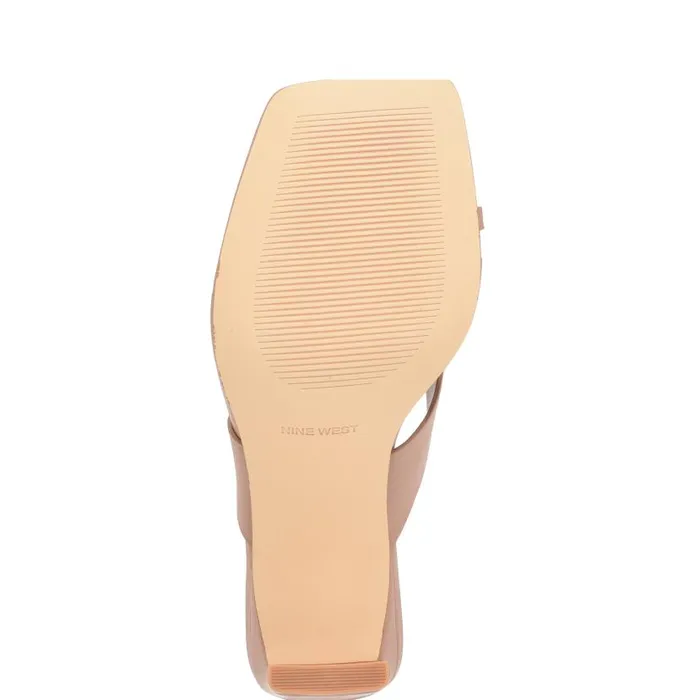 Durlife Heeled Thong Sandals Dark Blush Women Nine West Sandals
