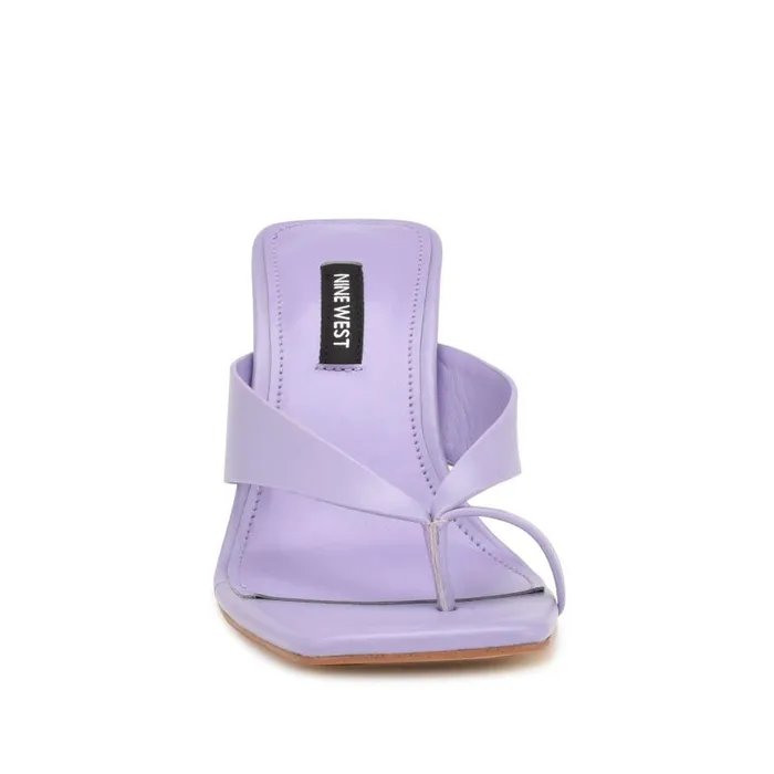 Durlife Heeled Thong Sandals Light Purple Women Nine West Sandals