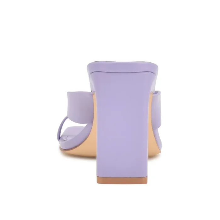 Durlife Heeled Thong Sandals Light Purple Women Nine West Sandals