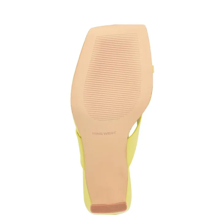 Durlife Heeled Thong Sandals Lime Women Nine West Heels