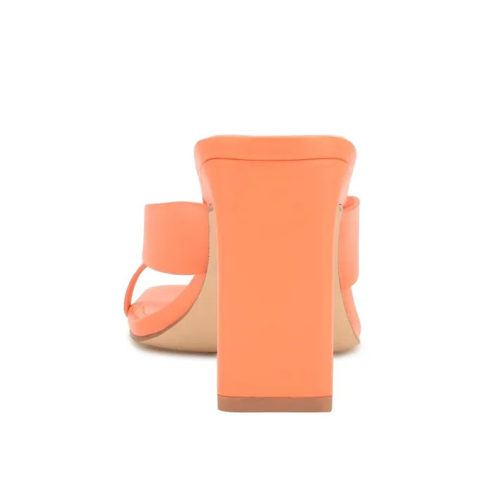 Durlife Heeled Thong Sandals Orange Women Nine West Heels