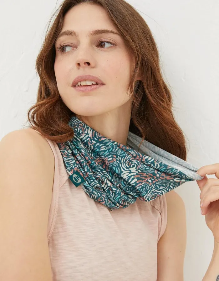 Ebb And Flow Multi Headband Teal Green Women FatFace Hair Accessories
