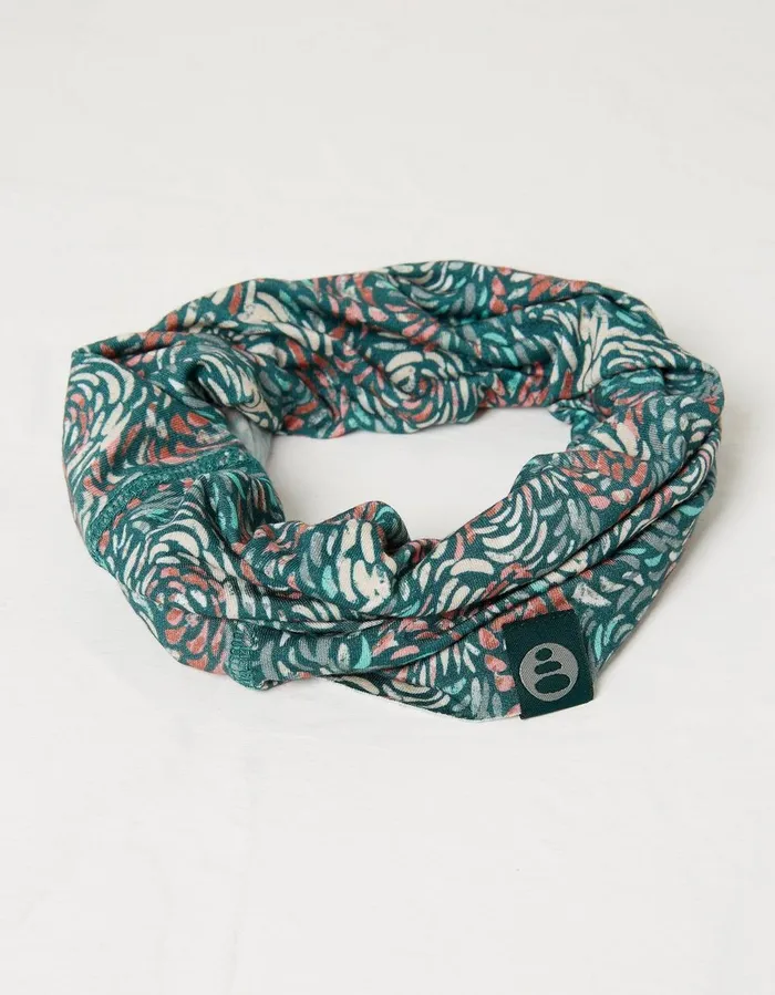 Ebb And Flow Multi Headband Teal Green Women FatFace Hair Accessories