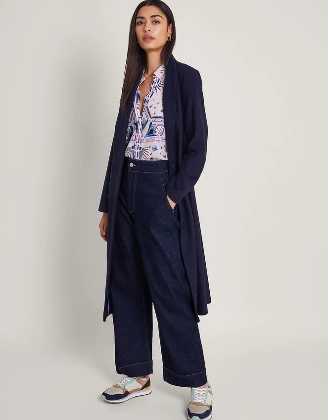 Elsie Print Shirt Blue Women Monsoon Tops and Blouses