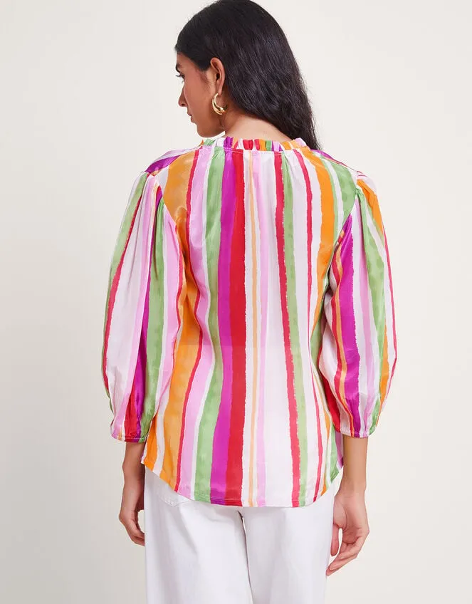 Elsie Stripe Blouse Orange Women Monsoon Tops and Blouses