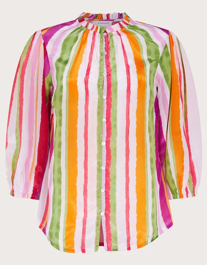 Elsie Stripe Blouse Orange Women Monsoon Tops and Blouses