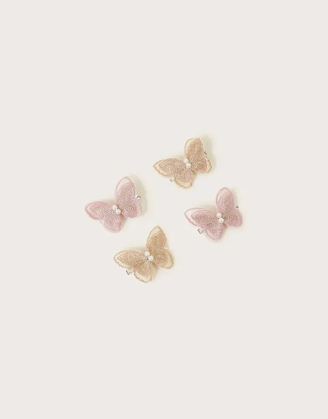 Embellished Butterfly Hair Clips 4 Pack Children Monsoon Girls039 Hair Accessories Embellished Butterfly Hair Clips 4 Pack Children Monsoon Girls039 Hair Accessories