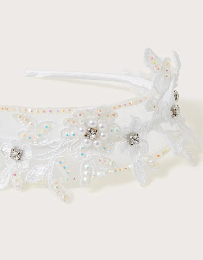 Embellished Floral Bridesmaid Headband Children Monsoon Girls039 Hair Accessories