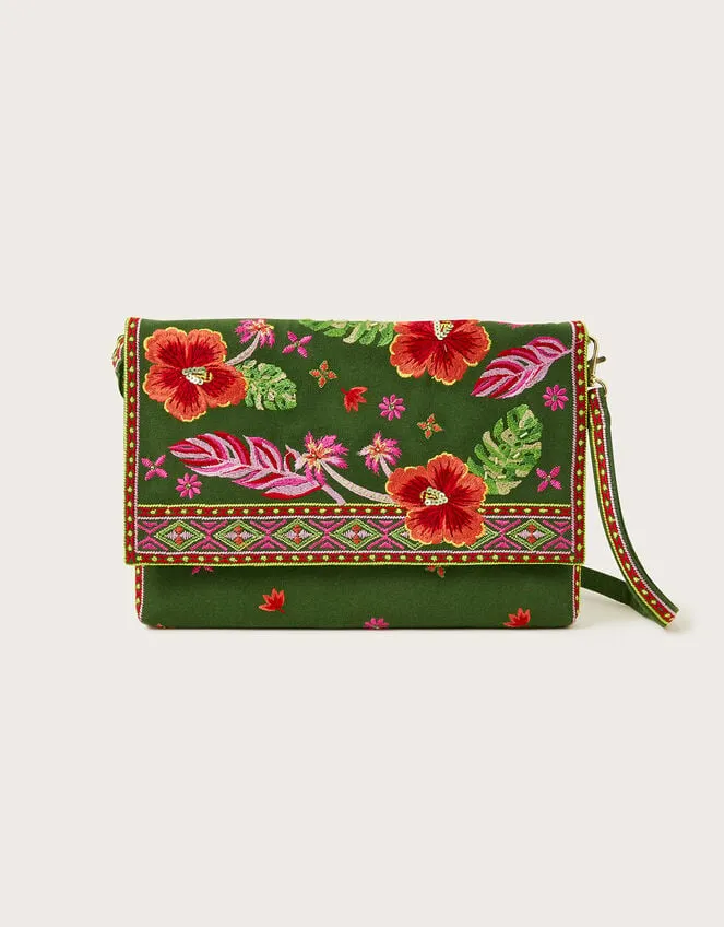 Embroidered CrossBody Bag Women Monsoon Bags and Purses