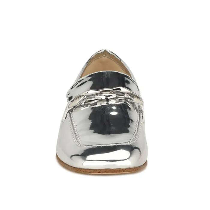 Erands Casual Loafers Silver Women Nine West Flats and Loafers