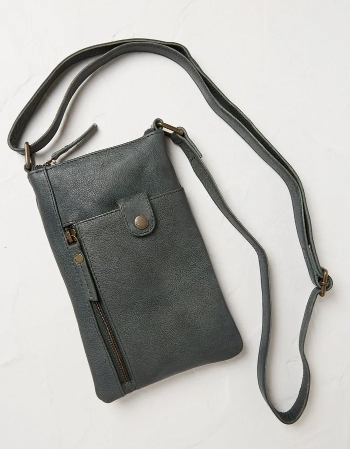 Essie Phone Bag Teal Blue Women FatFace Bags and Purses