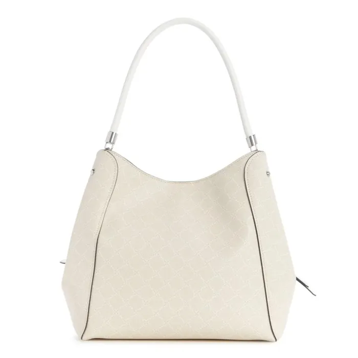 Etta Jet Set Carryall Cream Logo WomenMen Nine West New Handbags