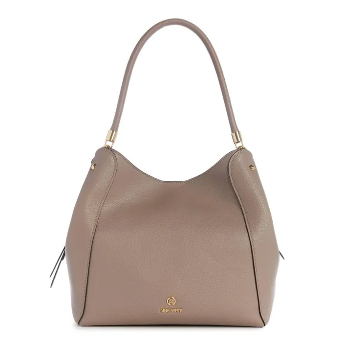Etta Jet Set Carryall Greystone WomenMen Nine West Satchels and Shoulder Bags