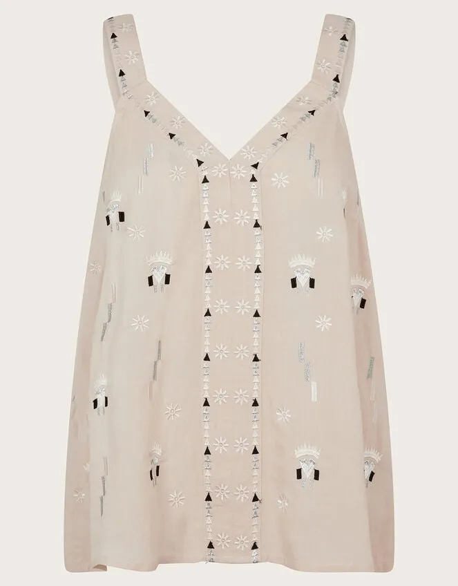 Fia Embroidered Cami Ivory Women Monsoon Tops and Blouses