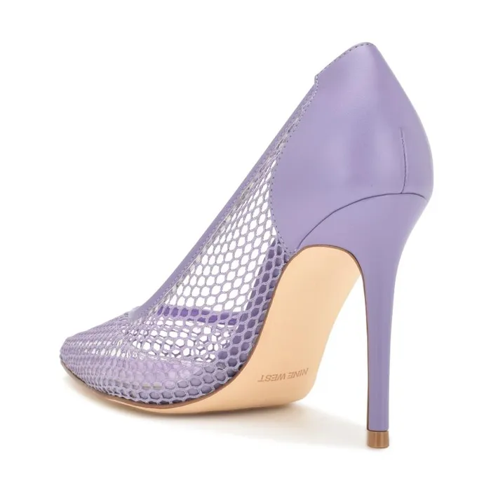 Flings Mesh Pumps Light Purple Women Nine West Heels