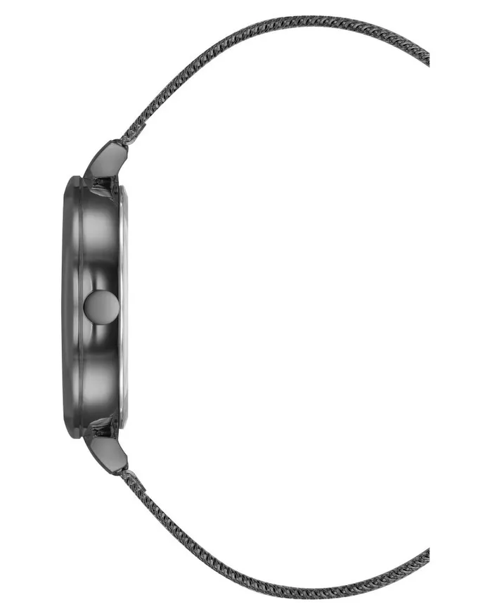 Floral Dial Mesh Bracelet Watch Grey WomenMen Nine West Watches