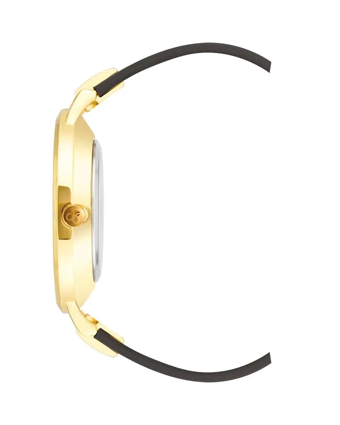 Floral Dial Strap Watch Black WomenMen Nine West Watches