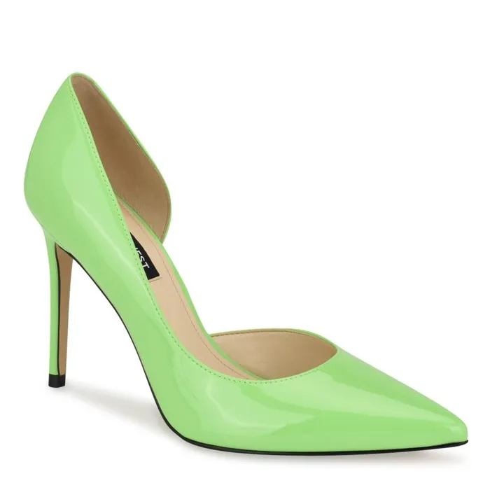 Folowe D039Orsay Pointy Toe Pumps Bright Green Women Nine West Heels