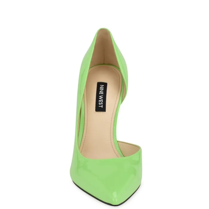 Folowe D039Orsay Pointy Toe Pumps Bright Green Women Nine West Heels