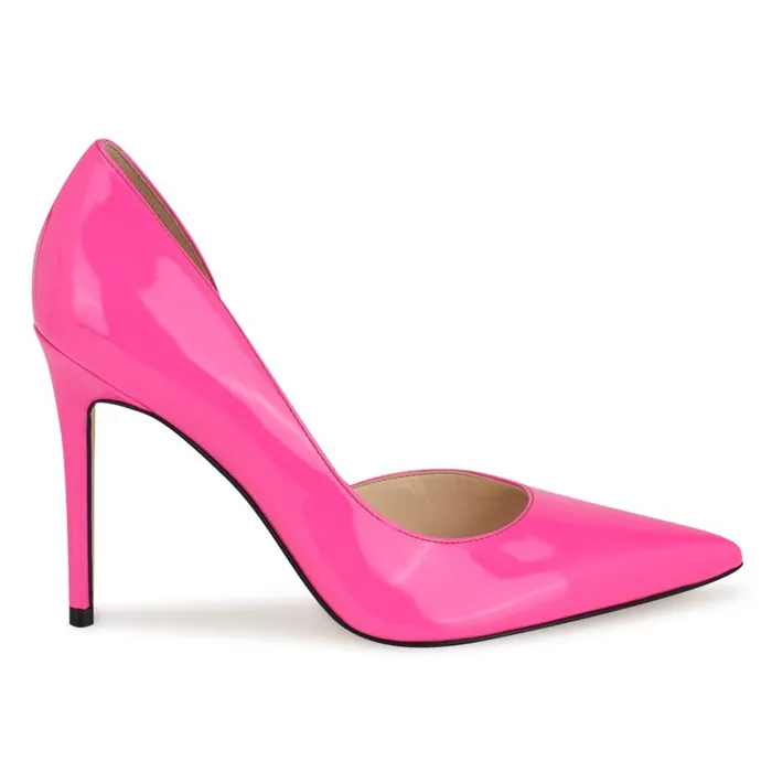 Folowe D039Orsay Pointy Toe Pumps Bright Pink Women Nine West Heels