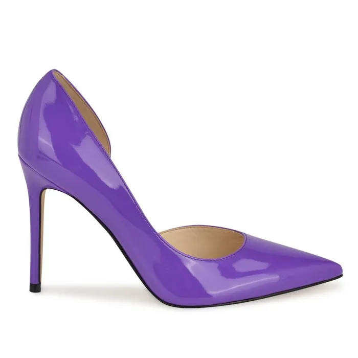 Folowe D039Orsay Pointy Toe Pumps Bright Purple Women Nine West Heels