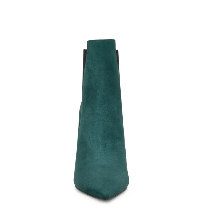 Franks Dress Booties Dark Green Women Nine West Boots and Booties