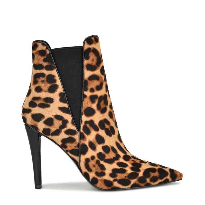 Franks Dress Booties Medium Natural Women Nine West Boots and Booties