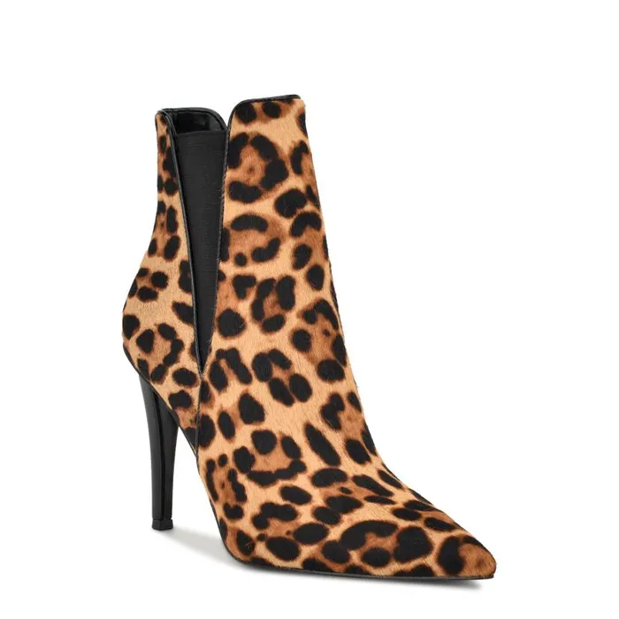 Franks Dress Booties Medium Natural Women Nine West Boots and Booties