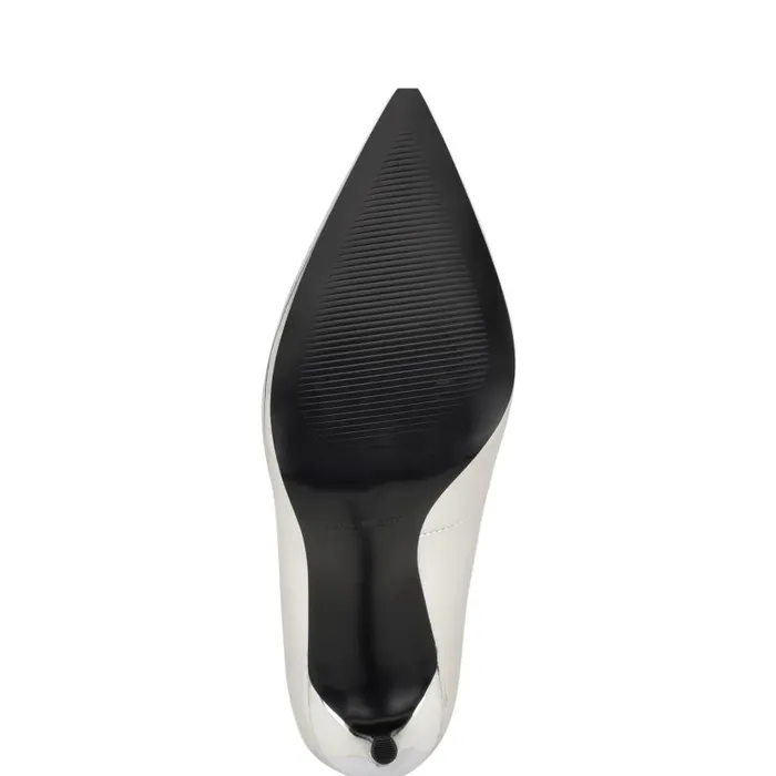 Fresh Pointy Toe Pumps Silver Women Nine West Heels